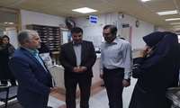 بازدید سرپرست حراست دانشگاه علوم پزشکی گیلان از بیمارستان رسالت ماسال