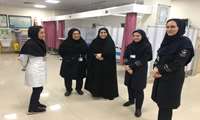بازدید مدیر امور پرستاری دانشگاه علوم پزشکی گیلان از مرکز آموزشی درمانی حشمت 