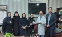 تجلیل از روانشناس مرکز آموزشی و درمانی حشمت