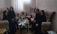 دیدار رئیس دانشکده پرستاری و مامایی شرق گیلان با مادر شهید محمدرضا هادی تواتری