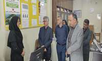 بازدید رئیس دانشگاه علوم پزشکی گیلان از مرکز بهداشت شهرستان لاهیجان