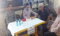 برگزاری میز خدمت و ویزیت رایگان در مسجد جامع خمام با حضور مدیر شبکه بهداشت
