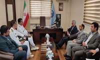 دیدار رئیس بهداشت نداجا با رئیس دانشگاه علوم پزشکی گیلان