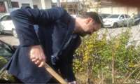 مراسم کاشت نهال در مرکز آموزشی درمانی دکتر حشمت برگزار شد
