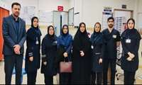 بازدید مدیر امور پرستاری دانشگاه از مرکز آموزشی و درمانی حشمت
