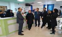 بازدید معاون درمان دانشگاه علوم پزشکی گیلان از مرکز آموزشی و درمانی رازی 