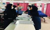 بازدید نوروزی کارشناس مدیریت امور پرستاری از مرکز آموزشی و درمانی حشمت