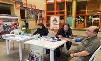 برپایی میز خدمت مرکز بهداشت رشت به مناسبت هفته ملی سالمند