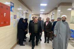 بازدید نماینده مردم در مجلس شورای اسلامی شهرستان فومن، فرماندار و مدیر شبکه بهداشت و درمان از بیمارستان امام حسن مجتبی (ع)