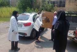 اهدای ویلچر برقی به مادر باردار معلول در رشت