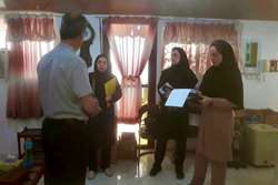 بازدید کارشناس مدیریت امور پرستاری از یک مرکز مراقبت در منزل شهرستان رودسر