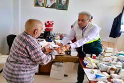 برگزاری ویزیت رایگان در روستای گردویشه عمار لو رودبار 