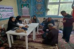 برگزاری ویزیت رایگان در روستای نصیرمحله شهرستان شفت