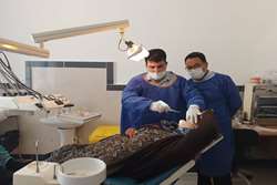 ارائه‌ی خدمات رایگان دندانپزشکی به اهالی کلیشم رودبار