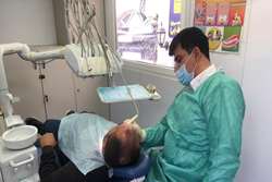 برگزاری برنامه جهادی ویزیت رایگان در مسجد قدس کوی حسینی