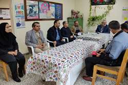   دیدار مدیر شبکه بهداشت و درمان شهرستان لاهیجان با نمایندگان بهورزان 