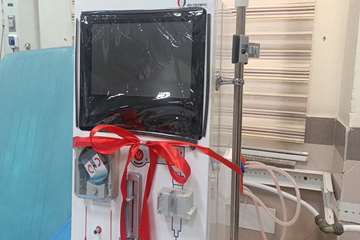 اهدای سه دستگاه دیالیز  به مرکز آموزشی درمانی رازی رشت