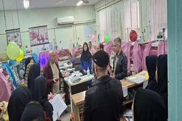 تقدیر از از کارکنان بخش‌های مراقبت ویژه نوزادان مراکز آموزشی و درمانی 17 شهریور و الزهرا رشت