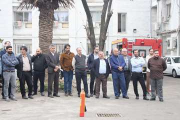 دوره آموزشی ایمنی و مدیریت شرایط اضطراری در معاونت توسعه دانشگاه علوم پزشکی گیلان 