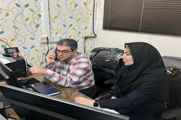 بازدید نوروزی رئیس گروه زیرساخت از بیمارستان شهید دکتر بهشتی انزلی 