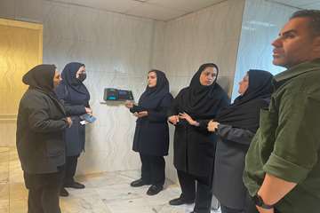 بازدید رئیس گروه نرم افزار و پورتال از مراکز آموزشی درمانی الزهرا(س) و 17 شهریور