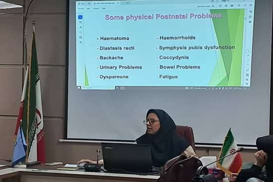 پنجمین جلسه از سومین دوره تربیت مدرسین کلاس‌های آمادگی برای زایمان در رشت 