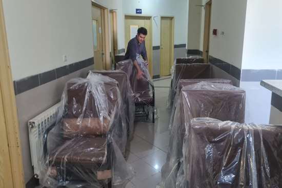 اهدای پانزده صندلی تخت‌خواب شو به بیمارستان نیکوکار املش  