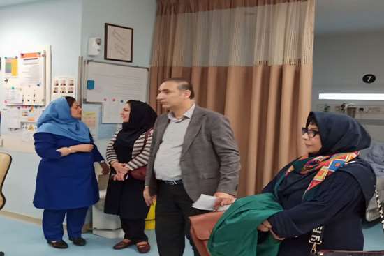 بازدید میدانی، عملکرد بخشهای مدیریت پسماند، مدیریت پساب و واحد شیمیدرمانی بیمارستان خصوصی قائم رشت
